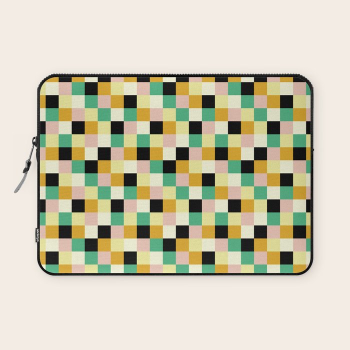 Bold Colorful Checks Pattern - Small XXXIII Laptop Sleeve Gallery Image 1