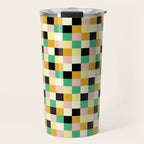 Bold Colorful Checks Pattern - Small XXXIII Travel Mug Gallery Image 1