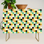 Bold Colorful Checks Pattern - Small XXXIII Credenza Gallery Image 1
