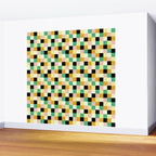 Bold Colorful Checks Pattern - Small XXXIII Wall Mural Gallery Image 2