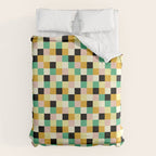 Bold Colorful Checks Pattern - Small XXXIII Duvet Cover Gallery Image 6