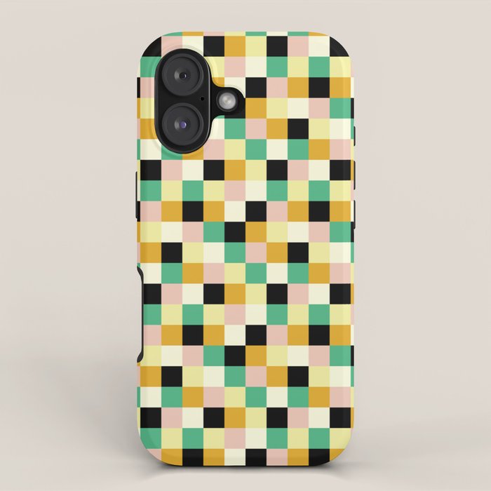 Bold Colorful Checks Pattern - Small XXXIII iPhone Case Gallery Image 1