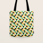 Bold Colorful Checks Pattern - Small XXXIII Tote Bag Gallery Image 1