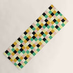 Bold Colorful Checks Pattern - Small XXXIII Yoga Mat Gallery Image 1