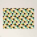 Bold Colorful Checks Pattern - Small XXXIII Welcome Mat Gallery Image 1