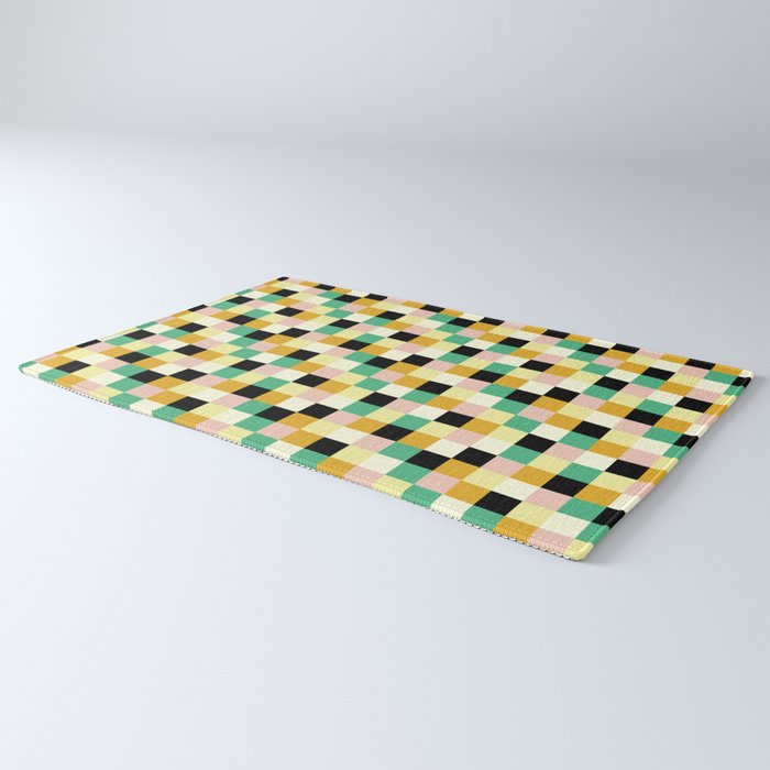 Bold Colorful Checks Pattern - Small XXXIII Rug Gallery Image 3