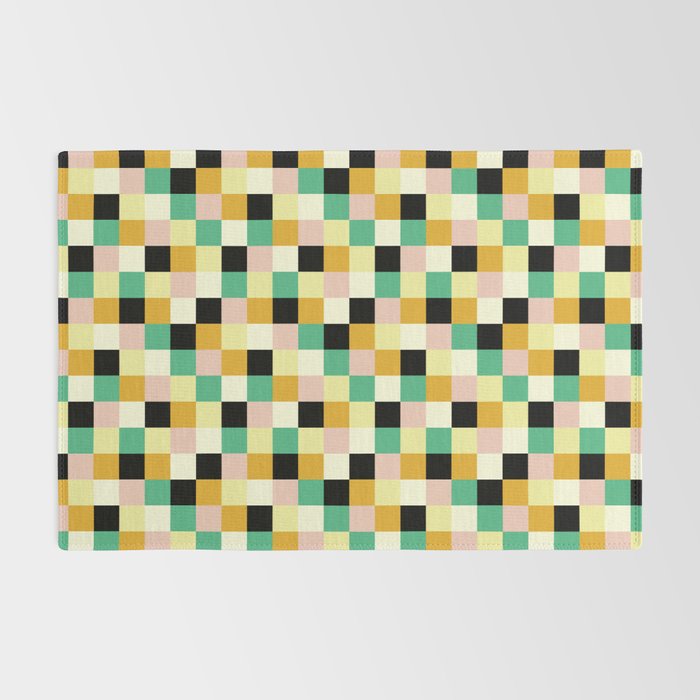 Bold Colorful Checks Pattern - Small XXXIII Rug Gallery Image 2