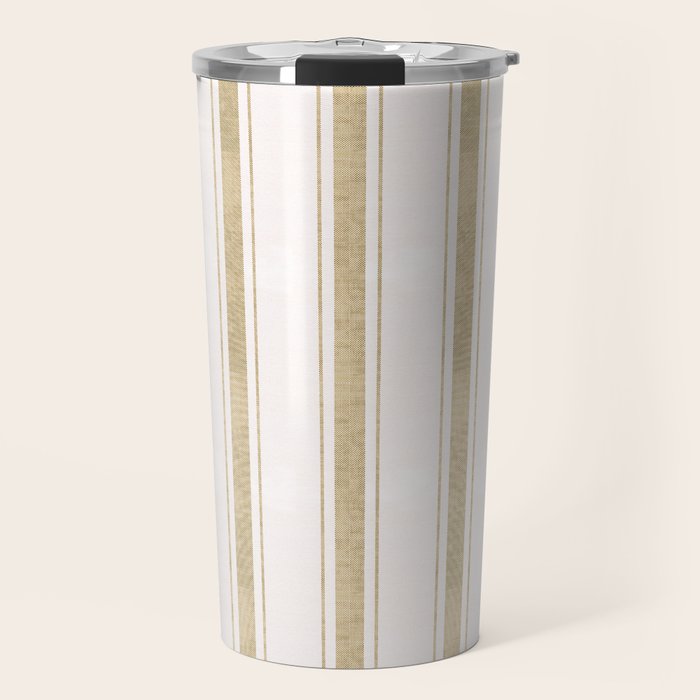 AEGEAN JUTE STRIPE Travel Mug Gallery Image 1