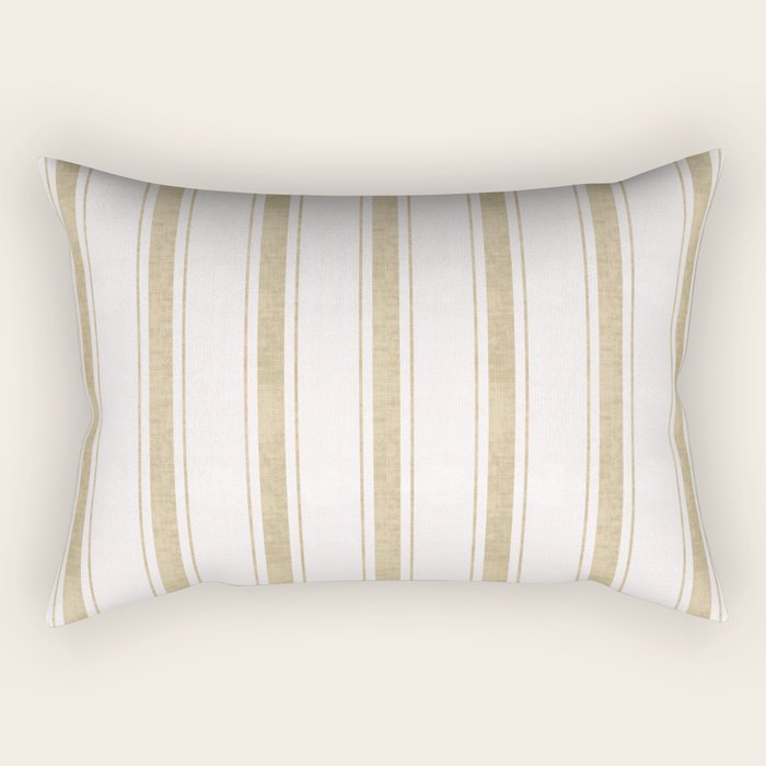 AEGEAN JUTE STRIPE Rectangular Pillow Gallery Image 1