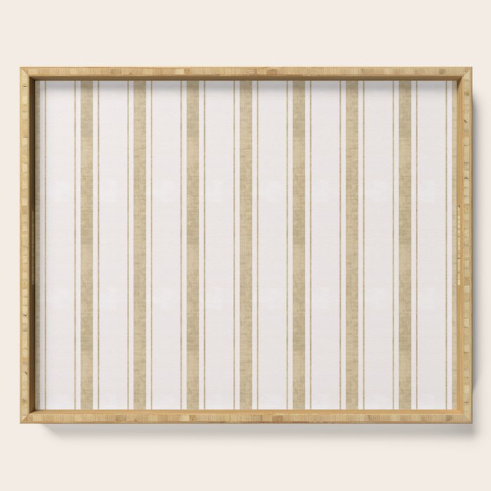 AEGEAN JUTE STRIPE Serving Tray Gallery Image 1