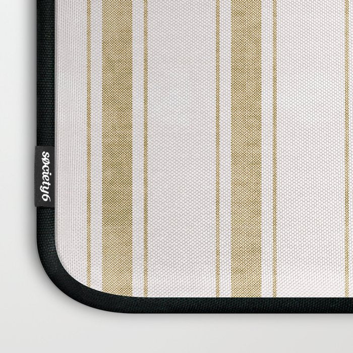 AEGEAN JUTE STRIPE Laptop Sleeve Gallery Image 3