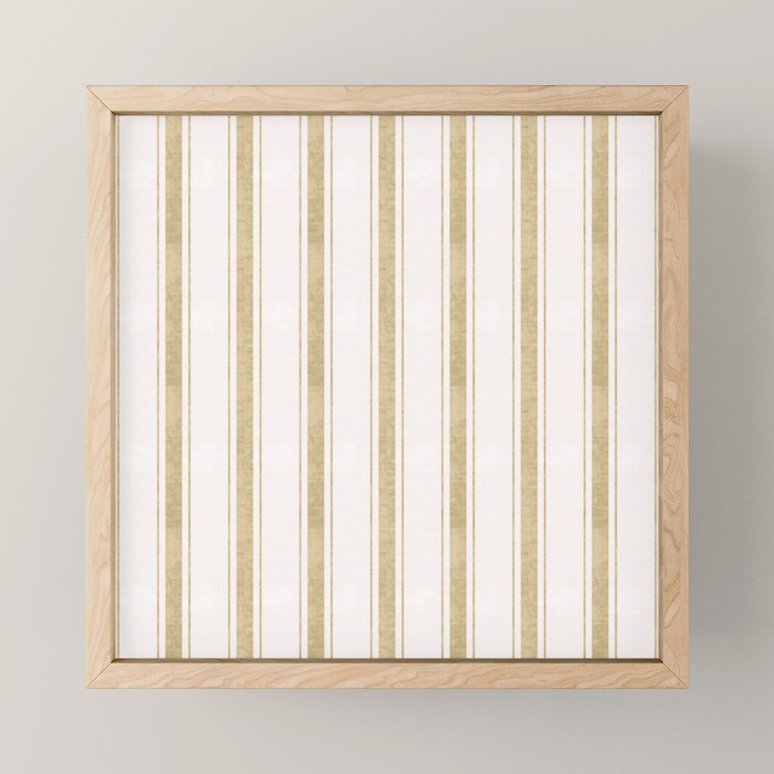 AEGEAN JUTE STRIPE Mini Art Print Gallery Image 1