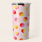 Ying Yang Bright Pattern Travel Mug Gallery Image 1
