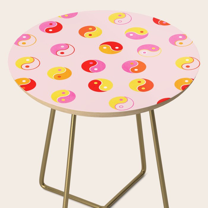 Ying Yang Bright Pattern Side Table Gallery Image 2