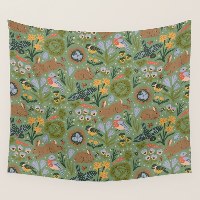 Springtime Wall Tapestry
