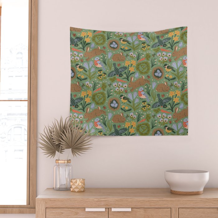 Springtime Wall Tapestry Gallery Image 2
