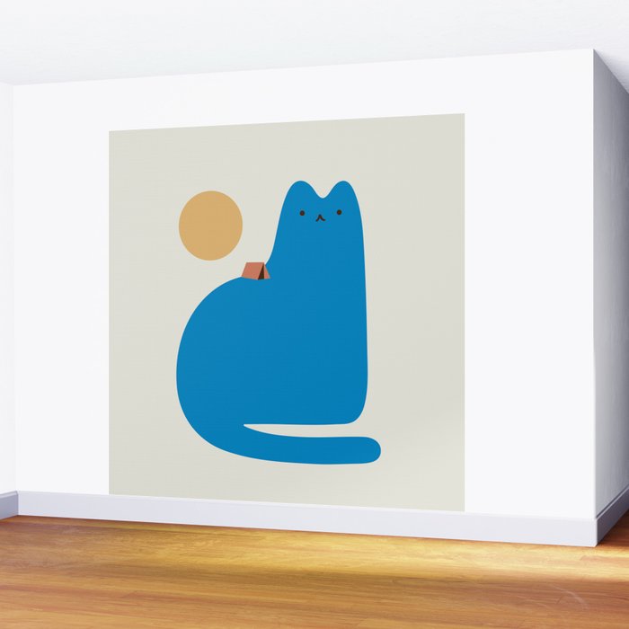 Cat Landscape 118B: Purrfect Campsite B Wall Mural Gallery Image 2