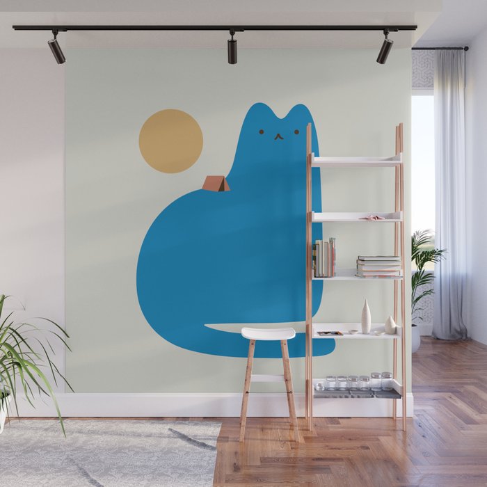 Cat Landscape 118B: Purrfect Campsite B Wall Mural Gallery Image 1