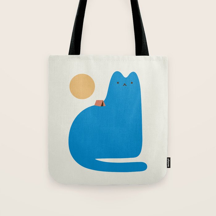 Cat Landscape 118B: Purrfect Campsite B Tote Bag Gallery Image 1