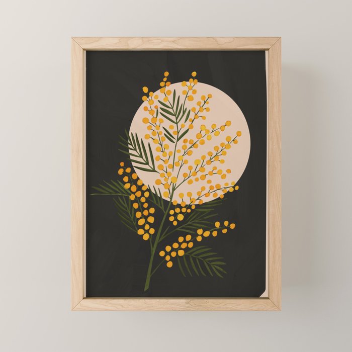 The Mimosa 1 Mini Art Print Gallery Image 1