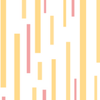Interrupted Lines Mid-Century Modern Pattern in Mustard Yellow, Bright Pink, and White Coffee Mug Gallery Image 2