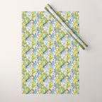 Budgie Parakeets Wrapping Paper Gallery Image 1