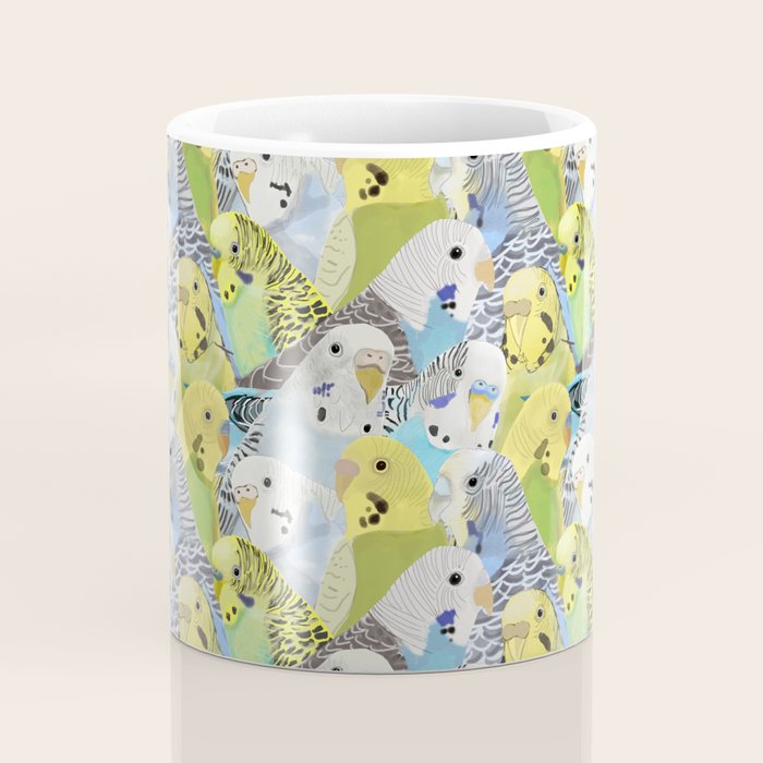 Budgie Parakeets Coffee Mug Gallery Image 4