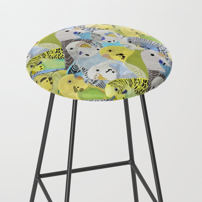 Budgie Parakeets Stool Gallery Image 2