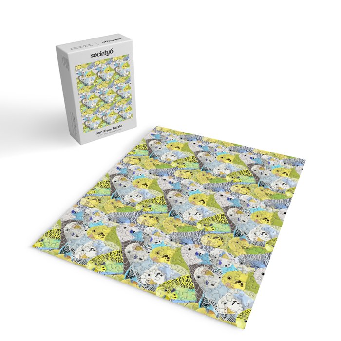 Budgie Parakeets Jigsaw Puzzle Gallery Image 2