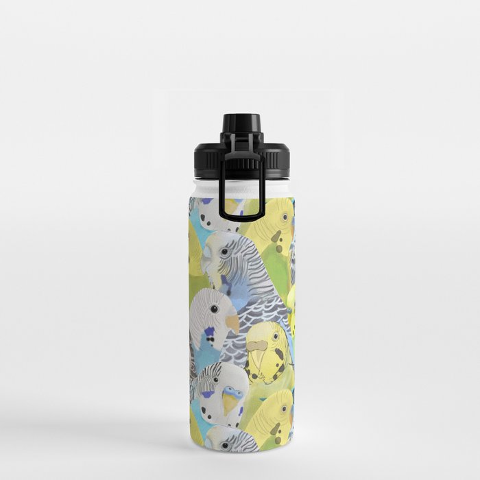 Budgie Parakeets Water Bottle Gallery Image 2