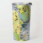 Budgie Parakeets Travel Mug Gallery Image 2