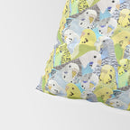 Budgie Parakeets Pillow Sham Gallery Image 4