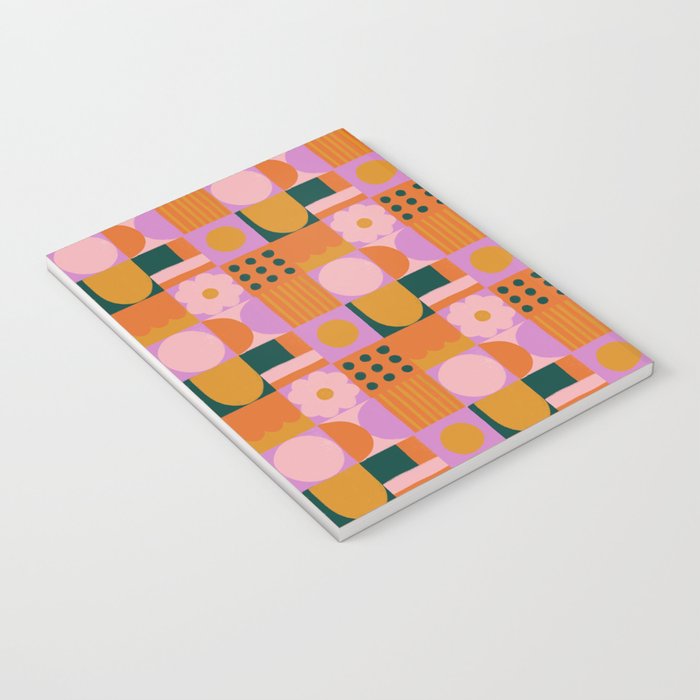 Pink and orange retro Notebook Gallery Image 3