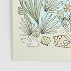 tropical vibes fl sunshine seashells waves // retro surf art by surfy birdy Poster Gallery Image 3
