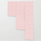 Large Baby Pink Retro Flowers on White Background #decor #society6 #buyart Wallpaper Gallery Image 3