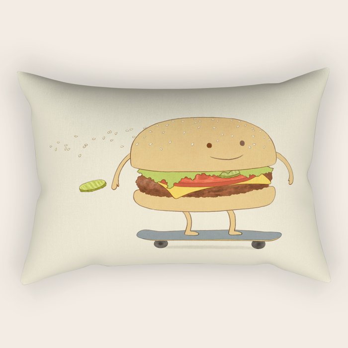 Fast Food Rectangular Pillow Gallery Image 2