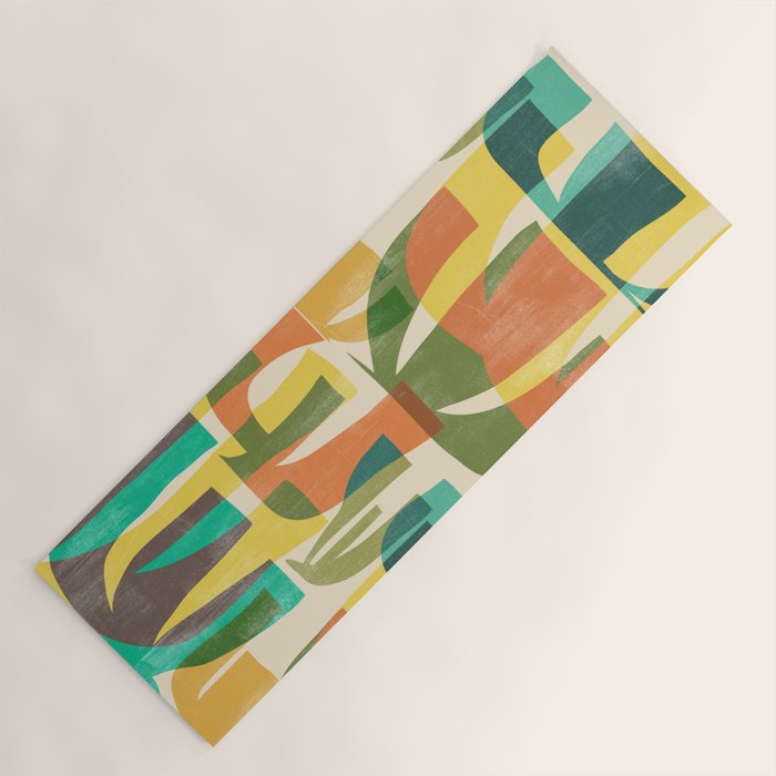 Desert vegetation Yoga Mat Gallery Image 1