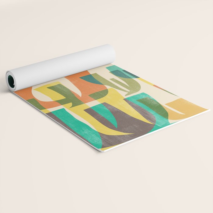 Desert vegetation Yoga Mat Gallery Image 2