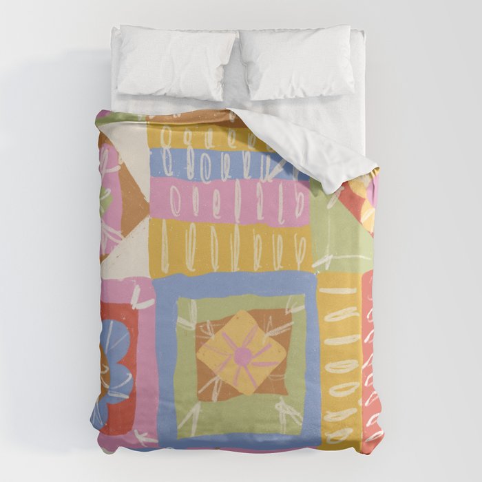 Crochet Patchwork Duvet Cover Gallery Image 6