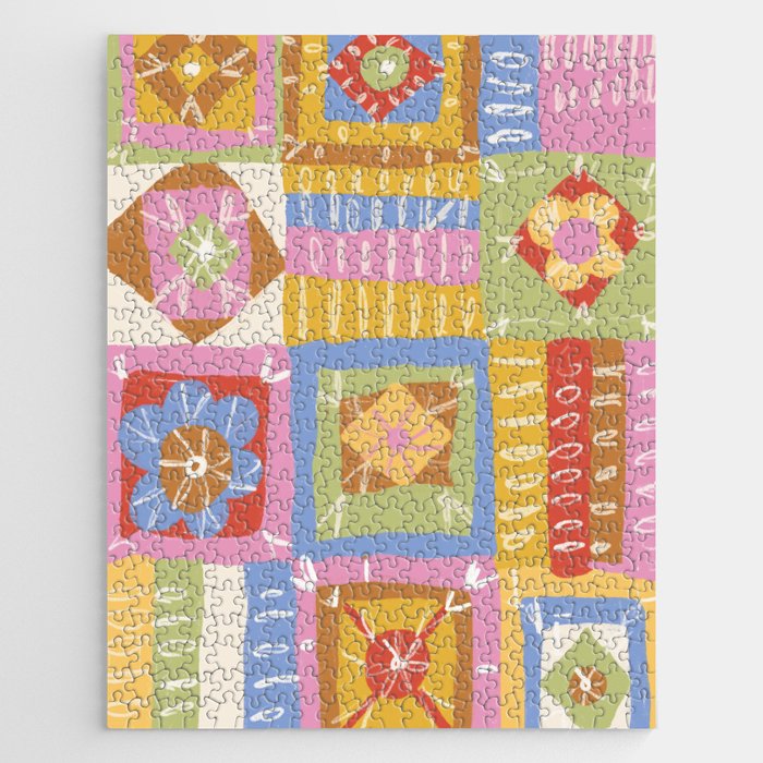 Crochet Patchwork Jigsaw Puzzle Gallery Image 1