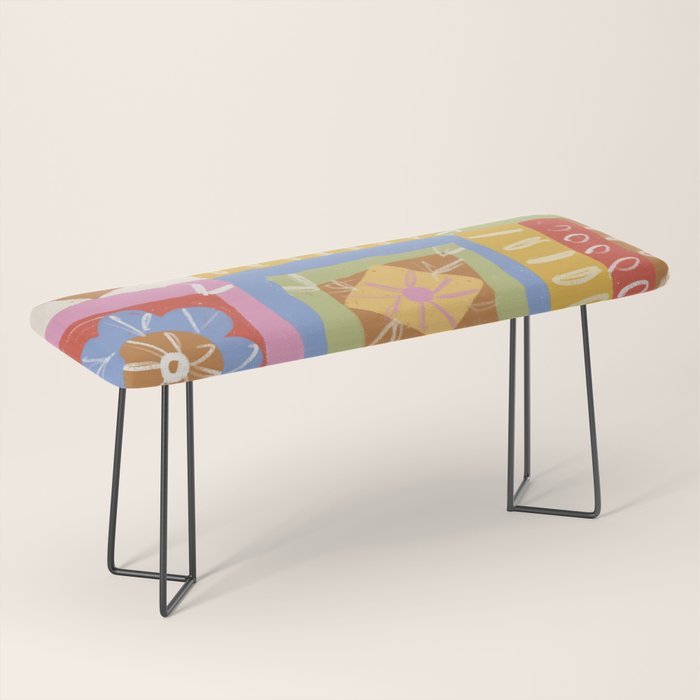 Crochet Patchwork Bench Gallery Image 1