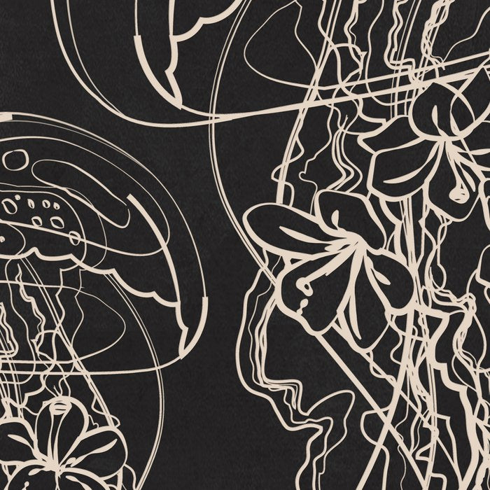 Minimal Floral Jellyfishes 2 Coffee Mug Gallery Image 2