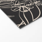 Minimal Floral Jellyfishes 2 Welcome Mat Gallery Image 2