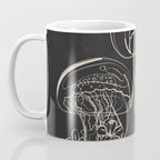 Minimal Floral Jellyfishes 2 Coffee Mug Gallery Image 3
