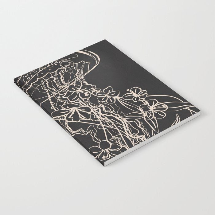 Minimal Floral Jellyfishes 2 Notebook Gallery Image 2