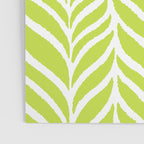 Palm Leaves Pattern Chartreuse Green Poster Gallery Image 3