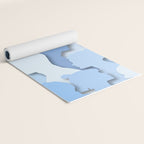 Diverse people paper cut crowd pattern Yoga Mat Gallery Image 2
