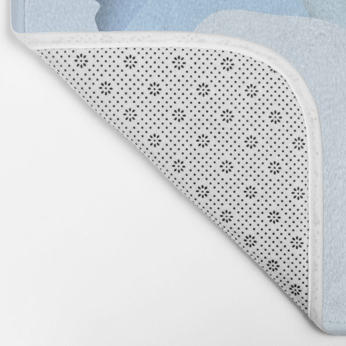 Diverse people paper cut crowd pattern Bath Mat Gallery Image 2
