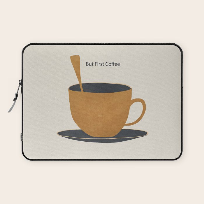 But First Coffee 2 Laptop Sleeve Gallery Image 1