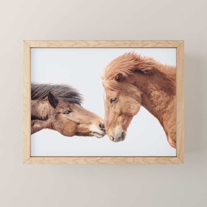 Horse Love Mini Art Print Gallery Image 1